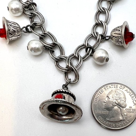 Avon Jingle Bell Charm Bracelet - Picture 2 of 5